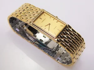Very Rare Vintage Mens Womens Unisex Gold Authentic Lassale